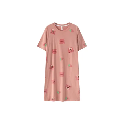 The Story Of The Flower Season Ночная сорочка Женская Персикового цвета
