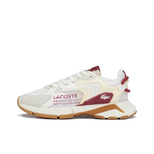 LACOSTE L003 Neo Casual Низкий Топ Белый Красный Женский