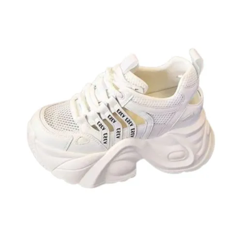 Фламинго Устойчивые к истиранию Низкие Кроссовки с Толстой Подошвой Женские