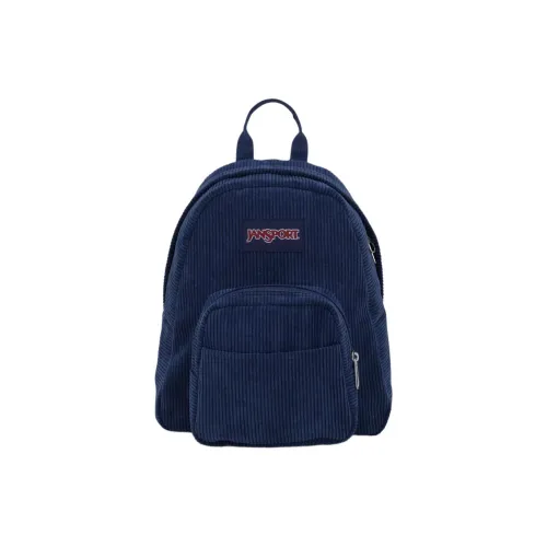 Jansport Переработанный полиэстер рюкзак мини унисекс морской синий вельвет цвет
