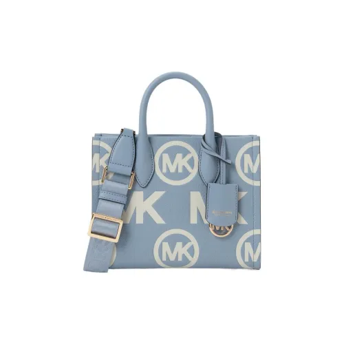 MICHAEL KORS Mirella Коровья кожа Тоут Сумка Сумка для покупок Сумка Сумка через плечо Сумка через плечо Маленькая Женская Светло-синяя