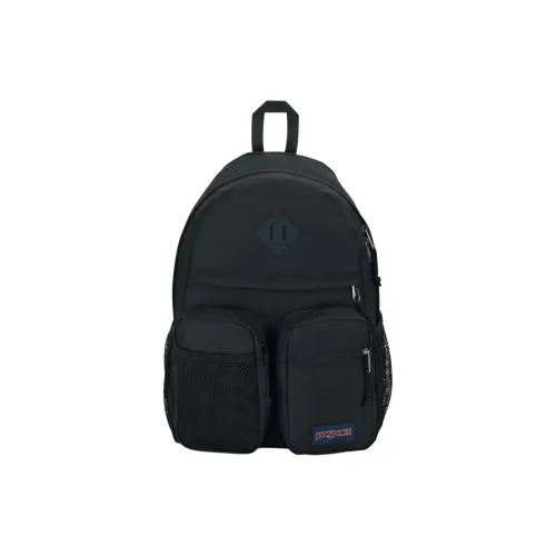 JanSport Полиэстер Рюкзак Унисекс Чисто Черный