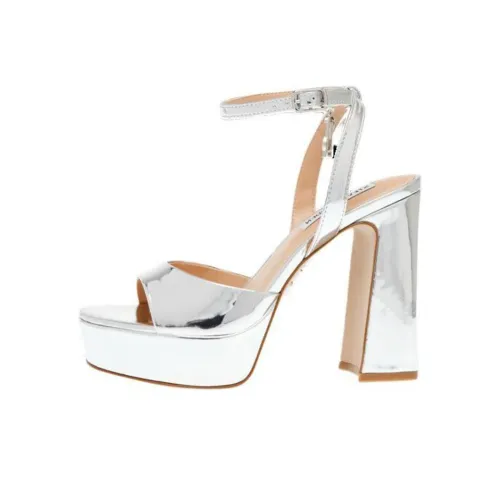 STEVE MADDEN One Ремешок Сандалии 13 см Женские Серебряные