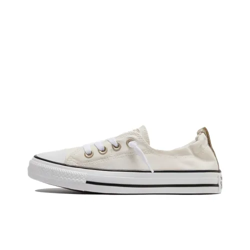 Converse Chuck Taylor All Star SHORELINE Устойчивые к истиранию Низкие Кеды Женские Бежево-желтые