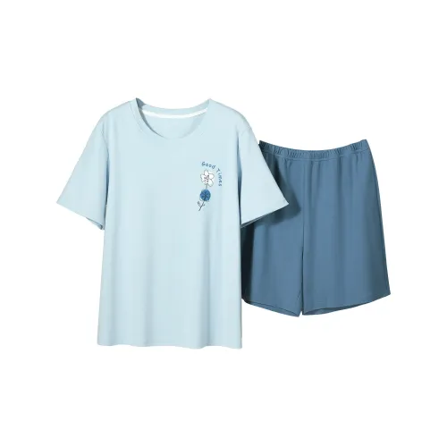 H YXIANG Пижамный комплект женский светло-розовый