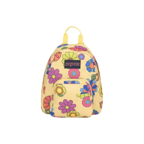 JanSport Переработанный полиэстер рюкзак мини унисекс желтый и многоцветный
