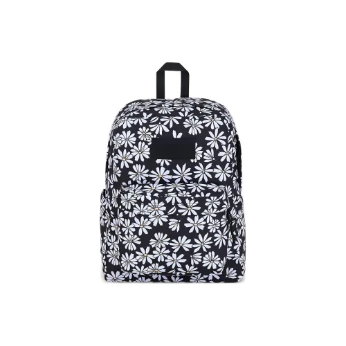 Jansport Переработанный полиэстер рюкзак женский черный белый