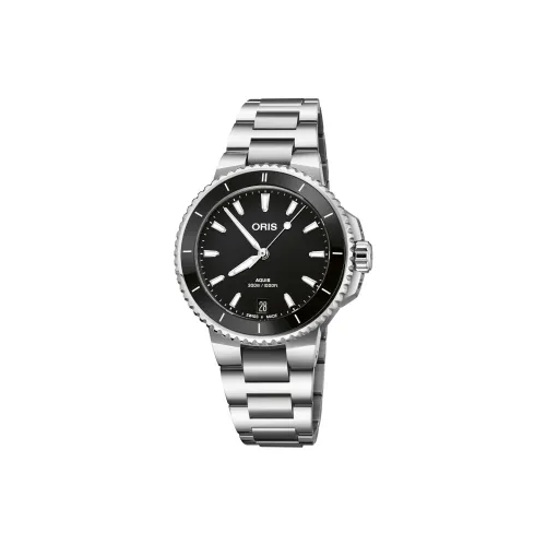 Oris Автоматический механический механизм Унисекс Aquis Series Часы 36,5 мм Черные