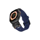 Чёрный коннектор + глубокий океанический синий ремень