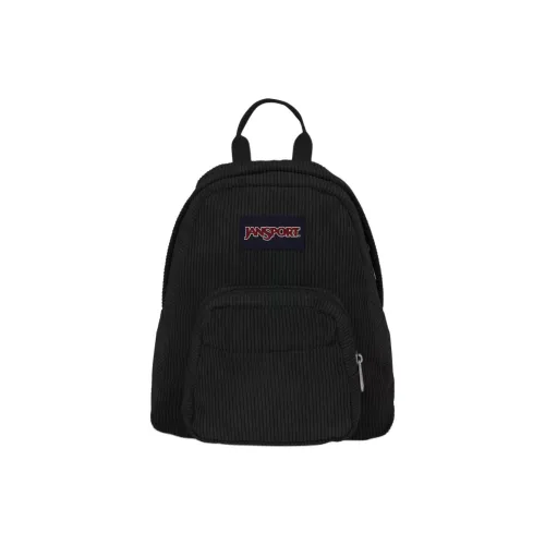Jansport Переработанный полиэстер рюкзак мини унисекс черный вельвет цвет
