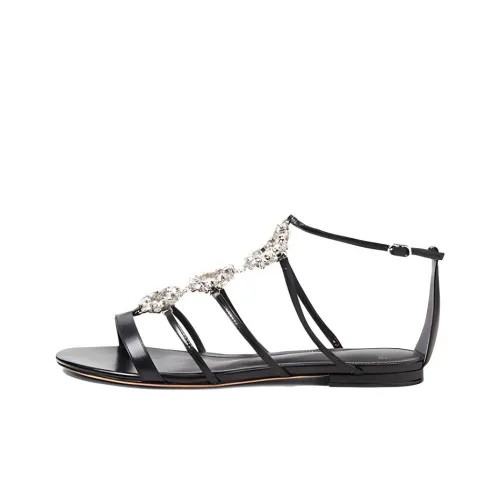 Alexandre Birman Сандалии в римском стиле, черные, женские