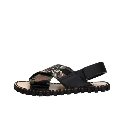 Valentino One Ремень Сандалии Мужские Многоцветные