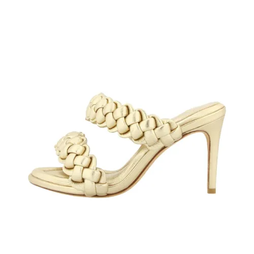 Alexandre Birman Слипоны 8,5 см Женские Золотые