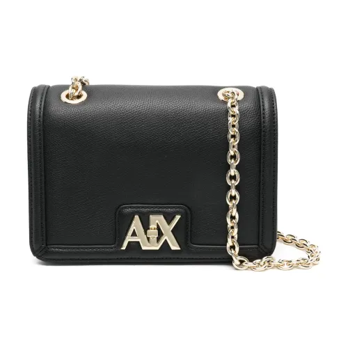 ARMANI EXCHANGE Искусственная кожа Сумка через плечо Женская Черная