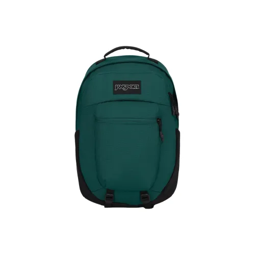 JanSport Переработанный полиэстер рюкзак унисекс Deep Juniper зеленый