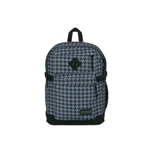 JanSport Полиэстер Рюкзак Унисекс Houndstooth Черный Белый