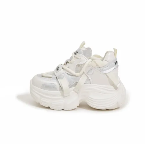 Milan Love Song Отводящий влагу Устойчивый к истиранию Дышащий Низ Резистентный Низкий Топ Толстоподошвенные кроссовки Женские