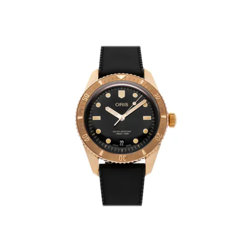Oris Dive 65 Replica Collection Автоматический Механический Механизм Унисекс Часы 38 мм Черный Циферблат