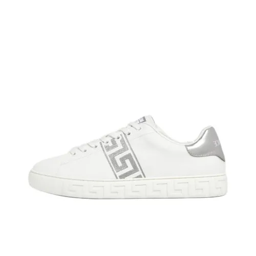 VERSACE Greca Low Топ Скейтборд Кроссовки Мужские Белые