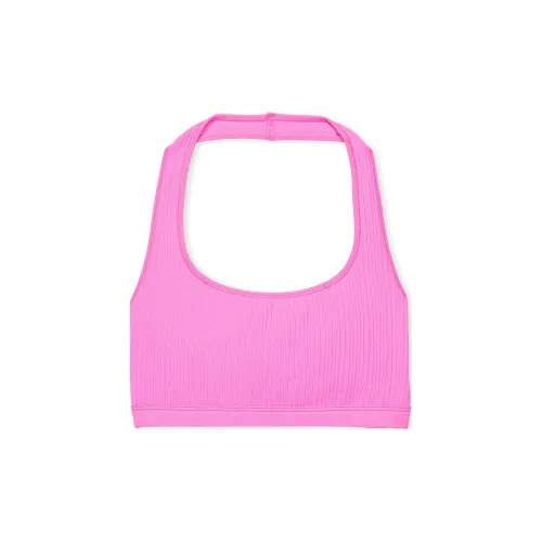 Victoria's Secret Розовый Бесшовный Халтер Scoop Бюстгальтер Lola Розовый Бюстгальтер Женские Lola Розовый