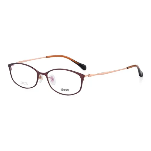 Cornstone Чистый титан Овал Оправы для очков Женские