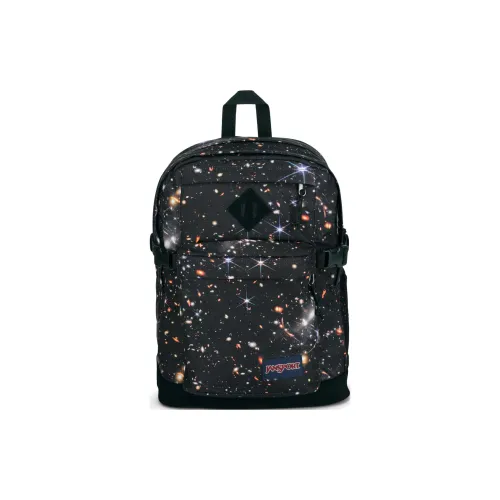 Jansport Переработанный полиэстер с замшей рюкзак унисекс черный