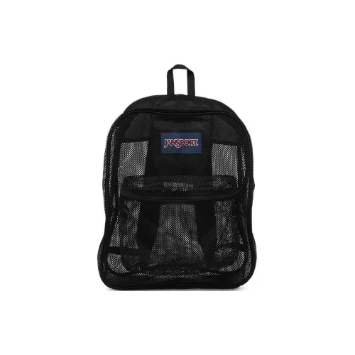 JanSport Полиэстер Сетка Рюкзак Стандартный Унисекс Черный