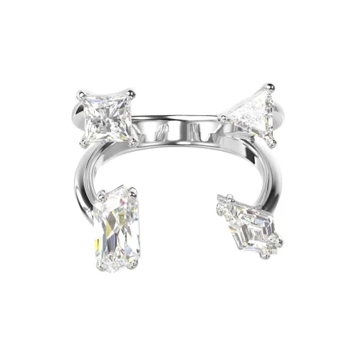 Swarovski Кольца с кубическим цирконием Женское серебро