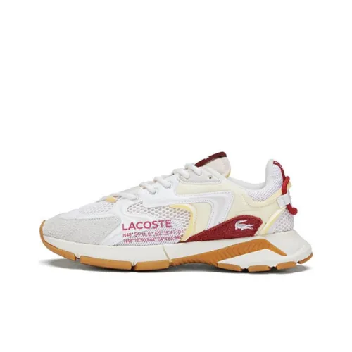 LACOSTE L003 Neo Casual Низкий Топ Белый Красный Мужской