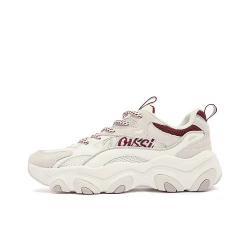 QIAODAN Claw Shoes 3,0 Casual Low Top Айвори Вермиллион Красный Женский