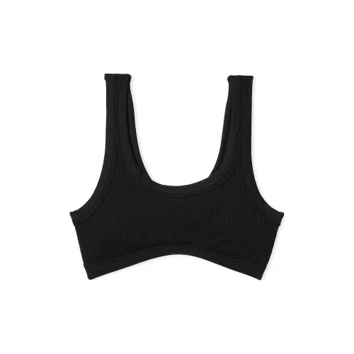 Victoria's Secret Розовый The Wave Soft Seamless Спортивный бюстгальтер Чисто черный бюстгальтер Женский Чисто черный