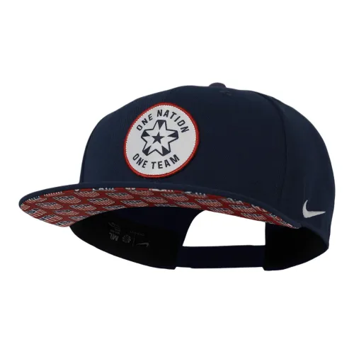 nike Полиэстер Кепки Унисекс Морской Синий