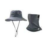 Серые шапки и кепки + темно-серая маска для защиты от солнца