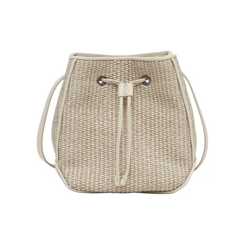 BRUNELLO CUCINELLI Хлопок Плечевая сумка Женская Светлый Умбра