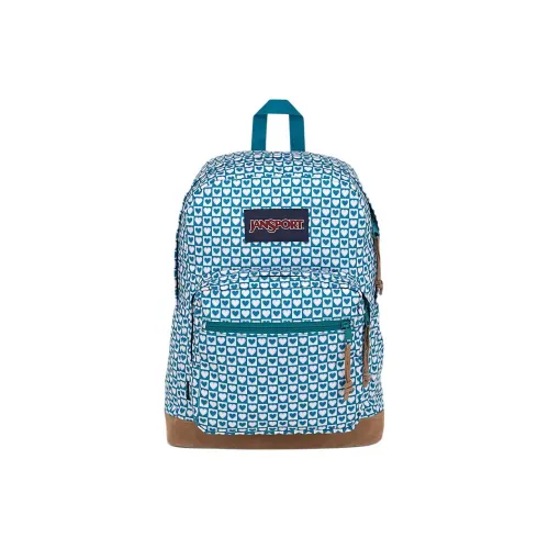 Jansport Cordura® Ткань с Замшей Рюкзак Унисекс Синий Зеленый