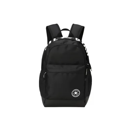 Converse Polyester Backpack Large Unisex Black Конверс Полиэстер Рюкзак Большой Унисекс Черный