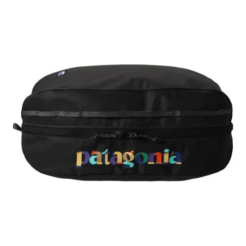 Patagonia Переработанный полиэстер Хлопок Хранение Сумка Мини Унисекс Чернила Черный