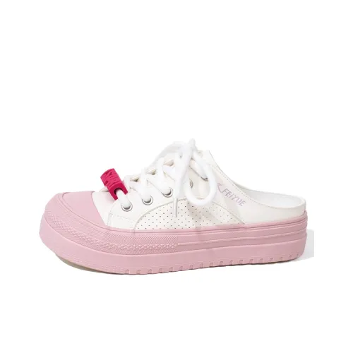 Feiyue Резиновая подошва устойчивая к запахам устойчивая к скольжению домашние тапочки женские бежево-розовый