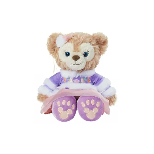 Disney 2023 Duffy и Friends Новый год ШеллиМэй Фиолетовый Куклы Плюшевая кукла 19 см Высота Шанхайский Дисней