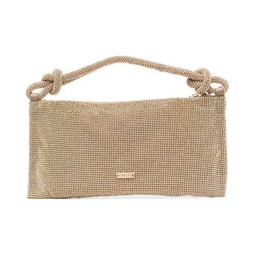 CULT GAIA Пластик KNIT Ткань Сумка Женские Золото