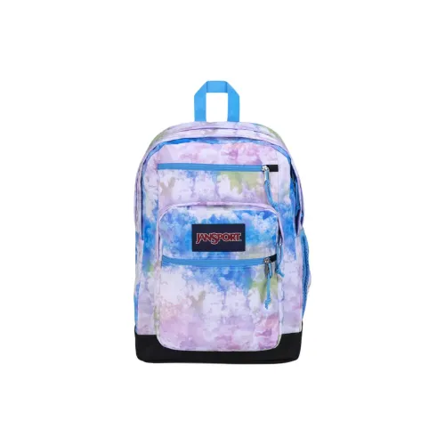 Jansport Переработанный полиэстер рюкзак унисекс розовый и синий