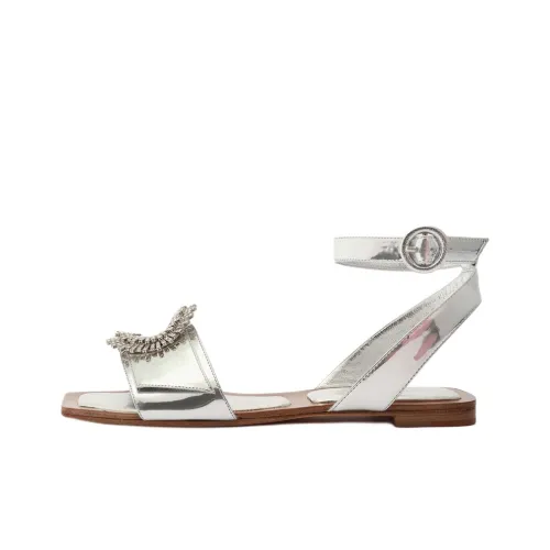 Alexandre Birman one Ремень Сандалии Серебряный Женские