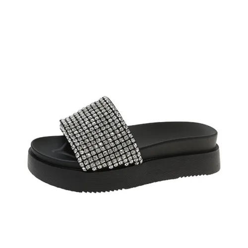 Слипоны с принтом Peach женские