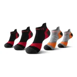 5 пар (Черно-красный + Черно-красный + Черно-красный + Серо-оранжевый + Серо-оранжевый)