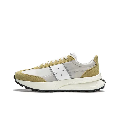LiNing Shock Absorbers Slip-Resistant Low Top Casual Running Shoes Unisex Taupe