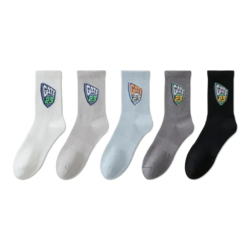 PLAN IN Носки Crew Унисекс 5 пар набор в подарочной коробке