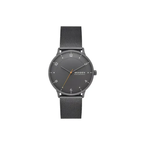 SKAGEN Riis Collection Мужские часы Кварцевый механизм Ремешок из нержавеющей стали 40 мм Серый циферблат