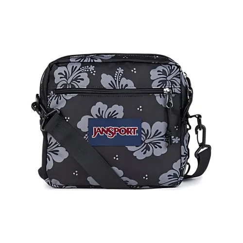 JanSport Полиэстер Сумка через плечо Унисекс Черный Серый