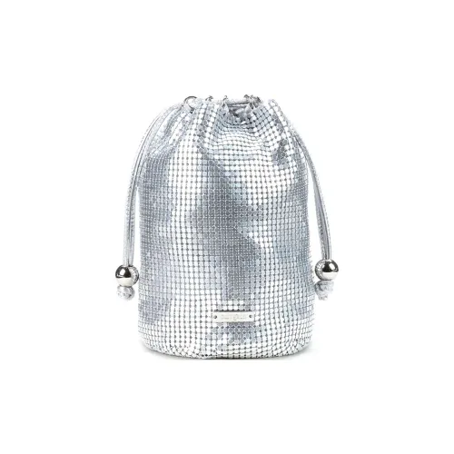 CULT GAIA Полиэстер Ведрообразная Сумка Сумка на Одно Плечо Women's Silver