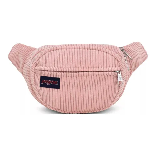JanSport Переработанный полиэстер Crossbody сумка унисекс Fog розовый